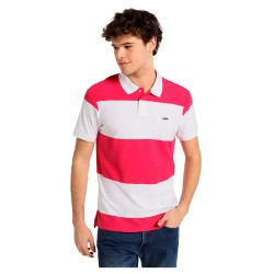 дънки,мъжки,блузи,с,яка,lois,jeans,10731,short,sleeve,polo,pink,(pink)
