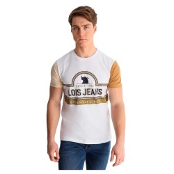 тениска,мъжки,тениски,lois,jeans,10774,short,sleeve,t,shirt,white,(white)