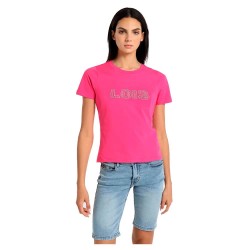 тениска,дамски,тениски,lois,jeans,10940,short,sleeve,t,shirt,pink,(purple)