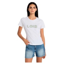 тениска,дамски,тениски,lois,jeans,10939,short,sleeve,t,shirt,white,(white)