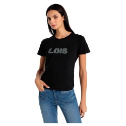 тениска,дамски,тениски,lois,jeans,11223,short,sleeve,t,shirt,black,(black)