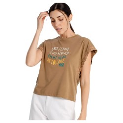 тениска,дамски,тениски,lois,jeans,6862,short,sleeve,t,shirt,brown,(brown)