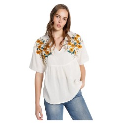 дънки,дамски,блузи,дамски,ризи,lois,jeans,6880,blouse,white,(white)