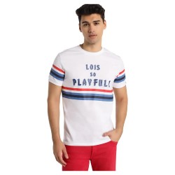 тениска,мъжки,тениски,lois,jeans,7395,short,sleeve,t,shirt,white,(white)