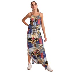 дънки,дамски,поли,и,рокли,lois,jeans,8486,sleeveless,long,dress,multicolor,(multicolored)
