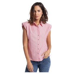 дънки,дамски,блузи,дамски,ризи,lois,jeans,8494,sleeveless,shirt,pink,(red)