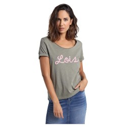 тениска,дамски,тениски,lois,jeans,8514,short,sleeve,t,shirt,green,(green)