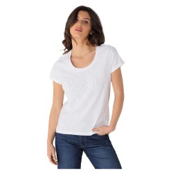 тениска,дамски,тениски,lois,jeans,8516,short,sleeve,t,shirt,white,(white)