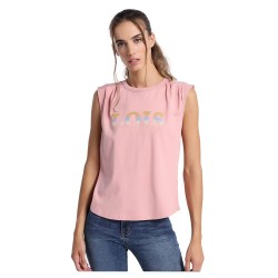 тениска,дамски,тениски,lois,jeans,8529,sleeveless,t,shirt,pink,(pink)