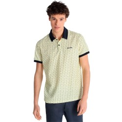 дънки,мъжки,блузи,с,яка,lois,jeans,8757,short,sleeve,polo,yellow