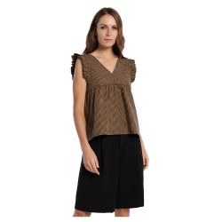 панталони,тип,чино,дамски,поли,и,рокли,victorio,&,lucchino,7031,dress,brown,(print)