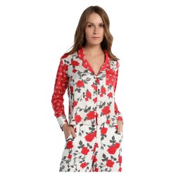 панталони,тип,чино,дамски,блузи,дамски,ризи,victorio,&,lucchino,7008,blouse,red,(print)