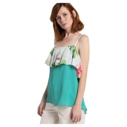 панталони,тип,чино,дамски,блузи,дамски,ризи,victorio,&,lucchino,5228,sleeveless,blouse,green,(print)