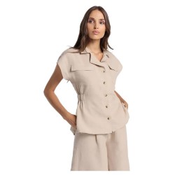 риза,с,къс,ръкав,дамски,блузи,дамски,ризи,victorio,&,lucchino,9159,short,sleeve,shirt,beige,(beige)