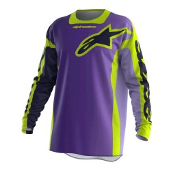 блуза,с,дълъг,ръкав,мъжки,тениски,дамски,тениски,alpinestars,racer,portl,long,sleeve,jersey,purple,(purple,yellow,fluor)