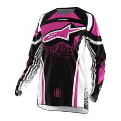 Блуза с дълъг ръкав Alpinestars Stella Techstar Nomur long sleeve jersey - Black / Pink (Black / White / Fuchsia) блуза,с,дълъг,ръкав,мъжки,тениски,дамски,тениски,alpinestars,stella,techstar,nomur,long,sleeve,jersey,black,pink,(black,white,fuchsia)