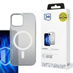 3MK Frosty iPhone 15 phone case - Clear (White) други,аксесоари,3mk,frosty,iphone,15,phone,case,clear,(white)