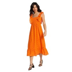 дънки,дамски,поли,и,рокли,lois,jeans,10967,sleeveless,midi,dress,orange,(orange)