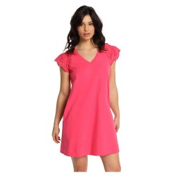 Рокля Lois jeans 10969 short sleeve short dress - Pink (Pink) рокля,дамски,поли,и,рокли,lois,jeans,10969,short,sleeve,short,dress,pink,(pink)