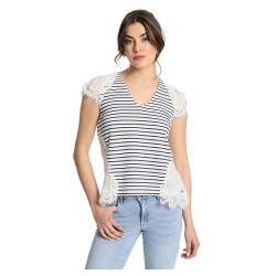 тениска,дамски,тениски,victorio,&,lucchino,11158,short,sleeve,v,neck,t,shirt,white,(white)