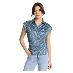 риза,с,къс,ръкав,дамски,блузи,дамски,ризи,victorio,&,lucchino,11174,short,sleeve,shirt,blue,(print)