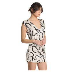 панталони,тип,чино,дамски,поли,и,рокли,victorio,&,lucchino,11183,short,dress,white,(print)