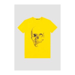 тениска,мъжки,тениски,antony,morato,mmks02085,fa100227,short,sleeve,t,shirt,yellow,(yellow)