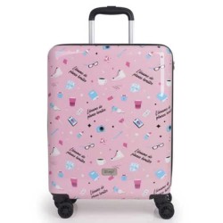 куфари,gabol,life,mr,wonderful,spinner,55,20,tsa,37.4l,trolley,bag,pink
