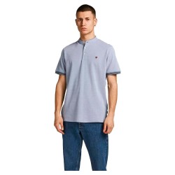 мъжки,блузи,с,яка,jack,&,jones,bluwin,mao,short,sleeve,polo,grey,(flint,stone)