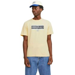 тениска,мъжки,тениски,jack,&,jones,cobin,short,sleeve,t,shirt,yellow,(italian,straw)