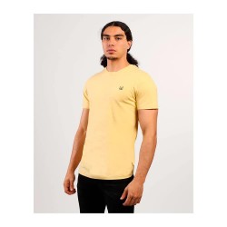 тениска,мъжки,тениски,jack,&,jones,denim,logo,short,sleeve,t,shirt,straw,(yellow)
