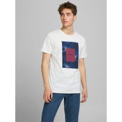 тениска,мъжки,тениски,jack,&,jones,florall,print,short,sleeve,t,shirt,white,(white)