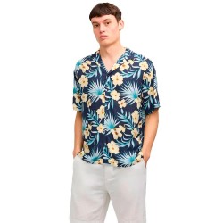 риза,с,къс,ръкав,мъжки,ризи,jack,&,jones,jeff,floral,aop,resort,short,sleeve,shirt,navy,blazer,(blue)