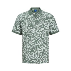 мъжки,блузи,с,яка,jack,&,jones,lafayette,aop,short,sleeve,polo,green,(laurel,wreath)