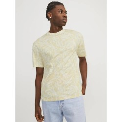 тениска,мъжки,тениски,jack,&,jones,lafayette,aop,short,sleeve,t,shirt,yellow,(italian,straw)