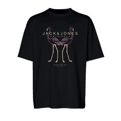 тениска,мъжки,тениски,jack,&,jones,lafayette,short,sleeve,t,shirt,black