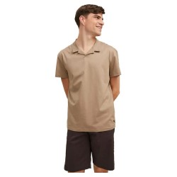 мъжки,блузи,с,яка,jack,&,jones,retro,resort,solid,short,sleeve,polo,desert,taupe,(beige)