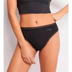дамско,бельо,дамски,бикини,и,танкини,sloggi,go,crush,high,leg,panties,3,units,dark,combination,black,(black)
