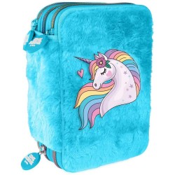 канцеларски,принадлежности,tinka,pegasus,(8,804505),triple,pocket,pencil,case,blue,(blue)