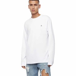 тениска,мъжки,тениски,diesel,justy,long,sleeve,t,shirt,white