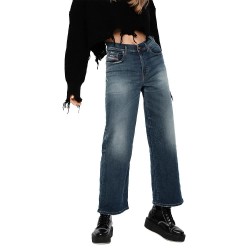 дънки,дамски,панталони,diesel,widee,jeans,blue,(blue)