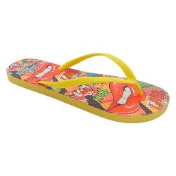 джапанки,дамски,сандали,и,чехли,brasileras,printed,pop,art,flip,flops,yellow