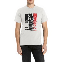 тениска,мъжки,тениски,replay,m3211,.000.2660,t,shirt,natural,white,(white)