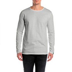 тениска,мъжки,тениски,replay,m3592a.000.2660,short,sleeve,t,shirt,light,grey,melange,(grey)