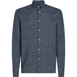 риза,с,дълъг,ръкав,мъжки,ризи,tommy,hilfiger,flex,poplin,liner,floral,rf,long,sleeve,shirt,blue