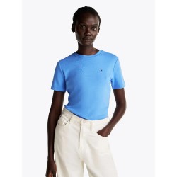 тениска,дамски,тениски,tommy,hilfiger,slim,cody,short,sleeve,t,shirt,blue