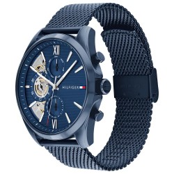 часовник,часовници,tommy,hilfiger,baker,44,mm,watch,blue,ionized,blue,(blue)