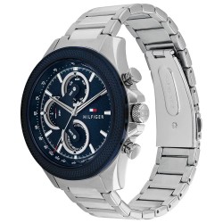 часовник,часовници,tommy,hilfiger,clark,46,mm,watch,blue,(silver)