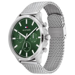 часовник,часовници,tommy,hilfiger,ryder,44,mm,watch,green,(silver)