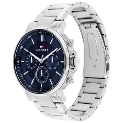 часовник,часовници,tommy,hilfiger,tyson,43,mm,watch,silver,(blue)